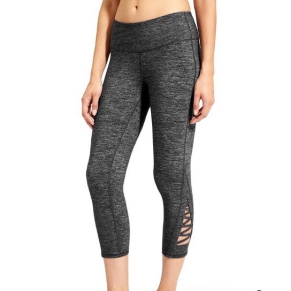 Athleta Criss Cross Cropped Leggings